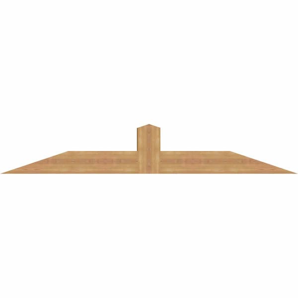 Ekena Millwork Portland Smooth Timber Gable Bracket, Western Red Cedar, 72"W x 12"H x 5 1/2"D x 5 1/2"F, 4/12 Pitch GBW072X12X0606POR00SWR - main